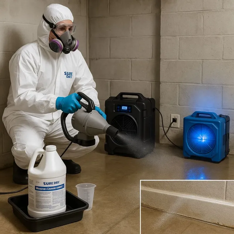 Sanitization and Odor Removal process in Fortville, IN