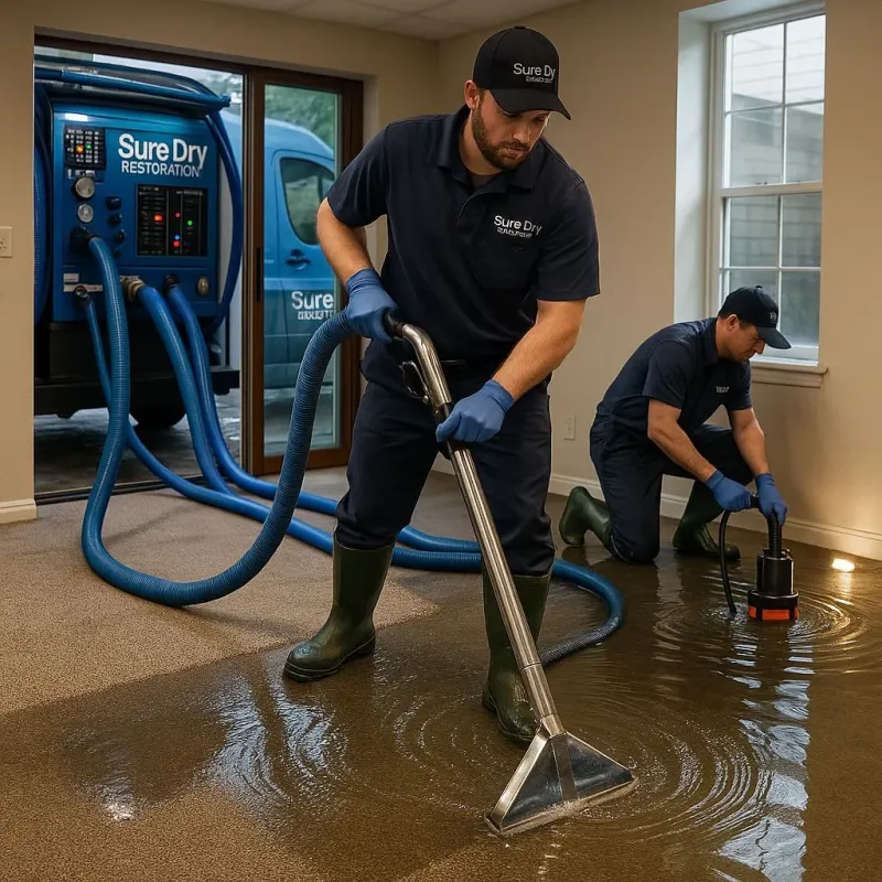 Water Extraction and Removal process in Fortville, IN